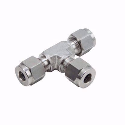 Picture of Stainless Steel  Nanopure Tube Fitting, Union Tee, 1/4 in. Tube OD