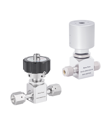 Picture of UHP Straight-through SDA\SDA30 series Diaphragm Valve