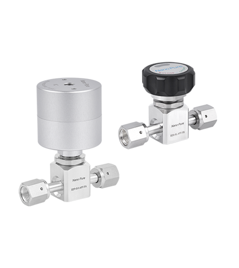 Picture of UHP Straight-through SDP series Diaphragm Valve