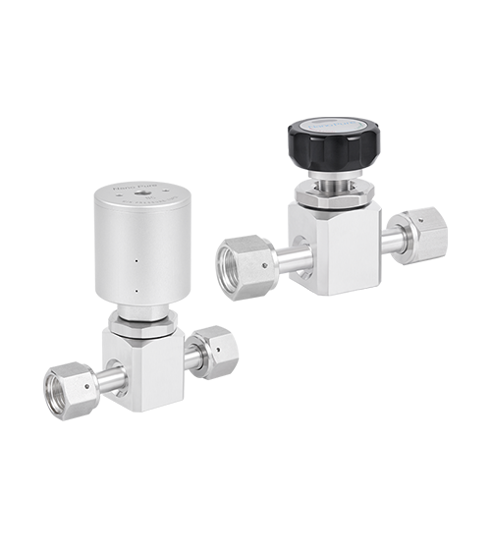 Picture of UHP Straight-through SDK series Diaphragm Valve