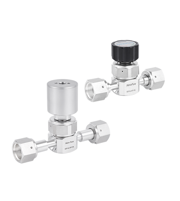 Picture of UHP Straight-through SDF series Diaphragm Valve